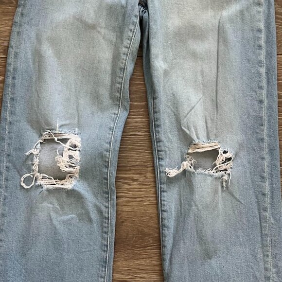 Madewell The Perfect Vintage Straight Leg Blue Denim Jeans Size 27 - Picture 3 of 15